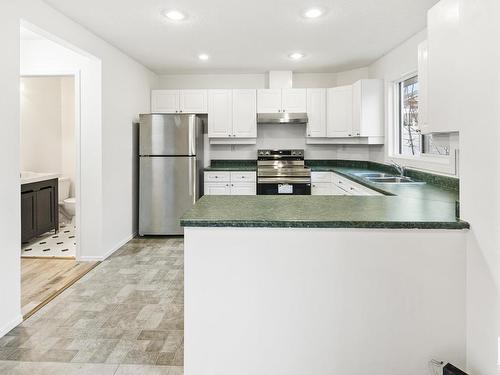 23 9630 176 Street, Edmonton, AB - Indoor Photo Showing Kitchen With Double Sink