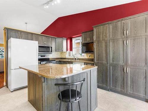 13 920 119 Street, Edmonton, AB - Indoor Photo Showing Kitchen With Upgraded Kitchen