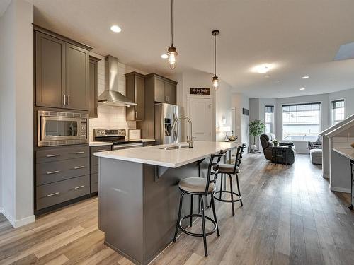 17832 59 Street, Edmonton, AB - Indoor Photo Showing Kitchen With Upgraded Kitchen