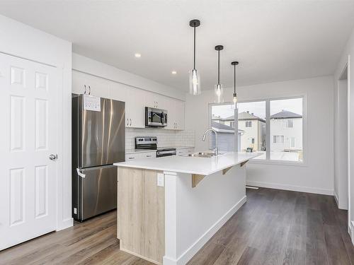 9530 Carson Bend, Edmonton, AB - Indoor Photo Showing Kitchen With Upgraded Kitchen