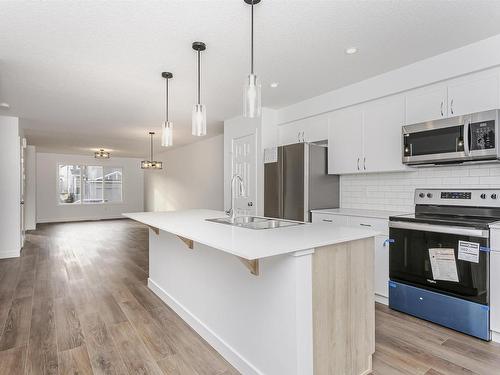 9530 Carson Bend, Edmonton, AB - Indoor Photo Showing Kitchen With Upgraded Kitchen