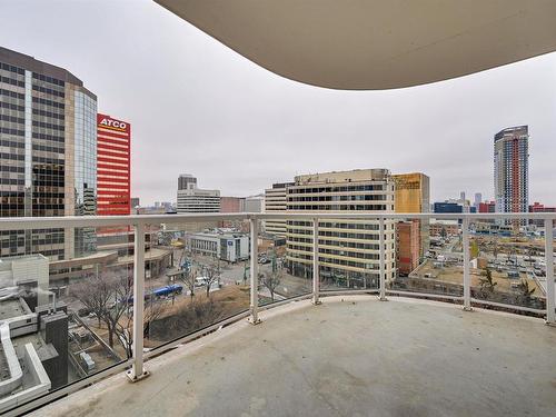 1005 10136 104 Street, Edmonton, AB - Outdoor With Balcony With View