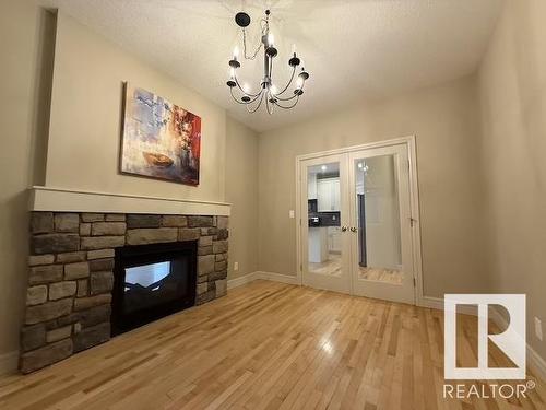 2309 Sparrow Crescent, Edmonton, AB - Indoor With Fireplace