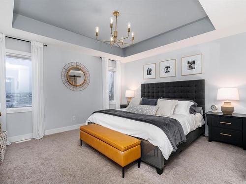 202 Woodhill Lane, Fort Saskatchewan, AB - Indoor Photo Showing Bedroom