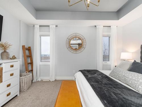 202 Woodhill Lane, Fort Saskatchewan, AB - Indoor Photo Showing Bedroom