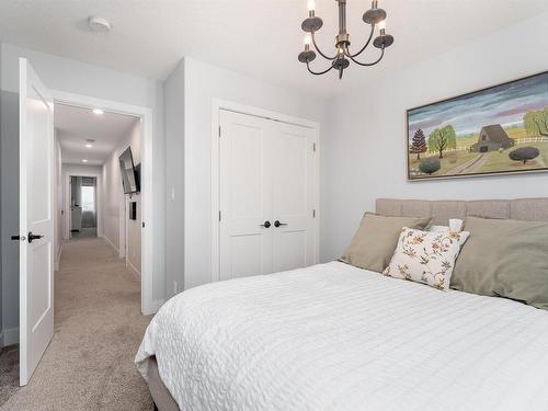 202 Woodhill Lane, Fort Saskatchewan, AB - Indoor Photo Showing Bedroom