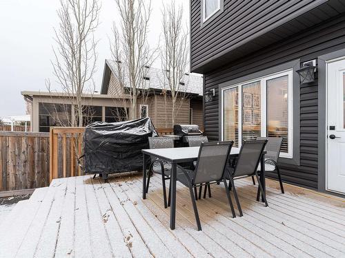 202 Woodhill Lane, Fort Saskatchewan, AB - Outdoor With Deck Patio Veranda With Exterior