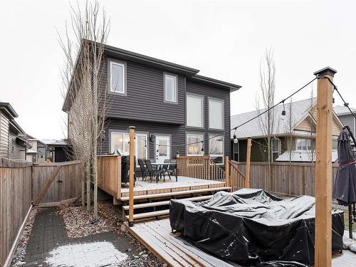 202 Woodhill Lane, Fort Saskatchewan, AB - Outdoor With Deck Patio Veranda With Exterior