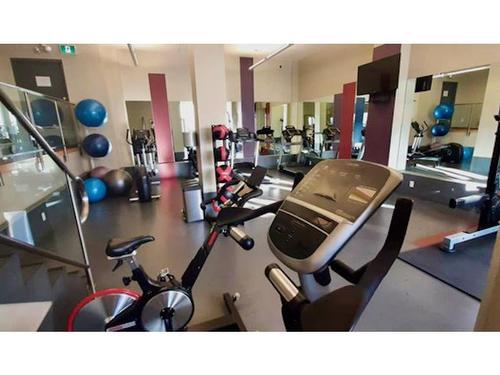 1703 9835 113 Street, Edmonton, AB - Indoor Photo Showing Gym Room