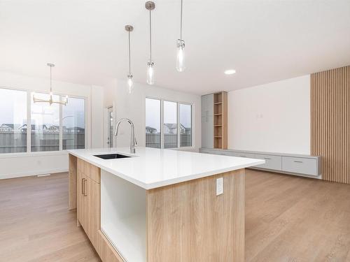 22128 94 Avenue, Edmonton, AB - Indoor Photo Showing Kitchen With Upgraded Kitchen