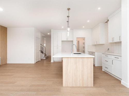 22128 94 Avenue, Edmonton, AB - Indoor Photo Showing Kitchen With Upgraded Kitchen