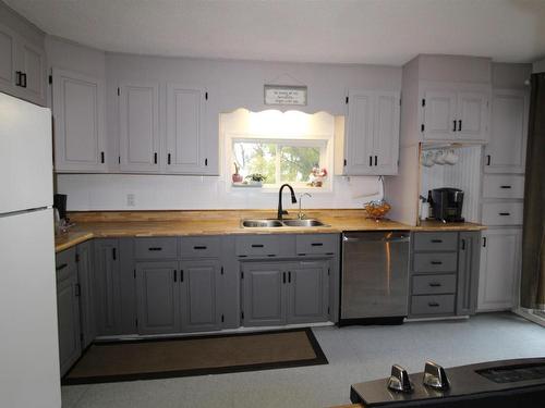 58311 Rng Rd 95, Rural St. Paul County, AB - Indoor Photo Showing Kitchen With Double Sink