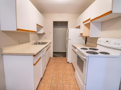 103 11831 106 Street, Edmonton, AB - Indoor Photo Showing Kitchen With Double Sink