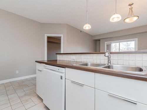 301 9750 94 Street, Edmonton, AB - Indoor Photo Showing Kitchen With Double Sink