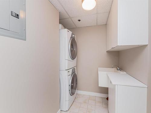 301 9750 94 Street, Edmonton, AB - Indoor Photo Showing Laundry Room