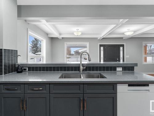 5709 52 Avenue, Cold Lake, AB - Indoor Photo Showing Kitchen With Double Sink