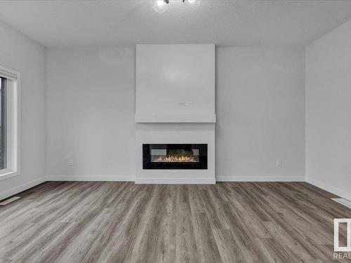 912 174 Street, Edmonton, AB - Indoor Photo Showing Living Room With Fireplace