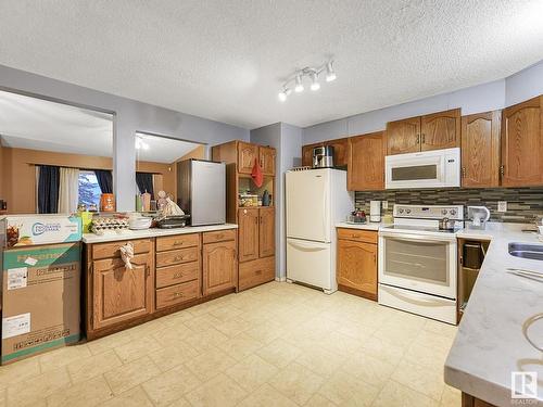 3540 33 Avenue, Edmonton, AB - Indoor Photo Showing Kitchen With Double Sink