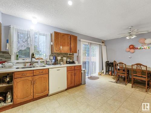 3540 33 Avenue, Edmonton, AB - Indoor Photo Showing Kitchen With Double Sink