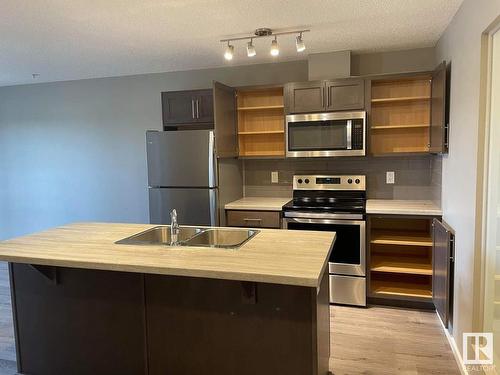 227 148 Ebbers Boulevard, Edmonton, AB - Indoor Photo Showing Kitchen With Double Sink