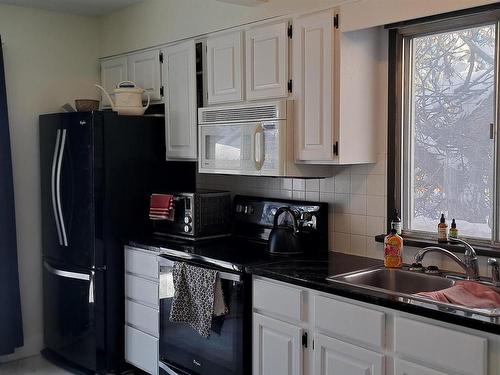 9624 75A Street, Edmonton, AB - Indoor Photo Showing Kitchen With Double Sink