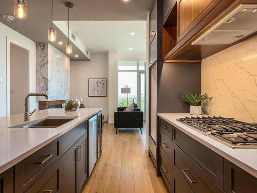 1302 14105 West Block Drive, Edmonton, AB - Indoor Photo Showing Kitchen With Upgraded Kitchen