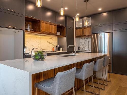 1302 14105 West Block Drive, Edmonton, AB - Indoor Photo Showing Kitchen With Upgraded Kitchen