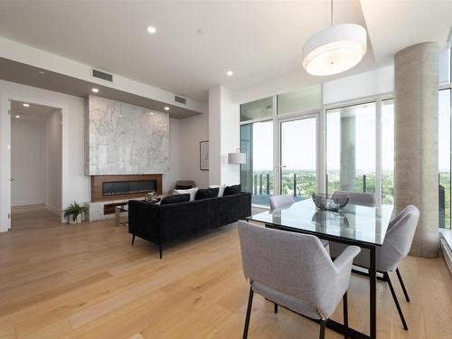 1302 14105 West Block Drive, Edmonton, AB - Indoor Photo Showing Dining Room