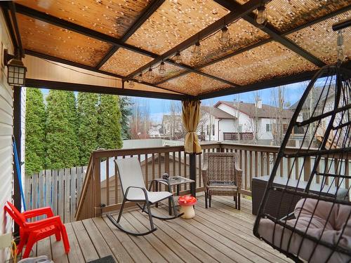 1445 Highwood Boulevard, Devon, AB - Outdoor With Deck Patio Veranda With Exterior