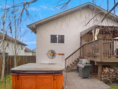 1445 Highwood Boulevard, Devon, AB - Outdoor With Deck Patio Veranda With Exterior