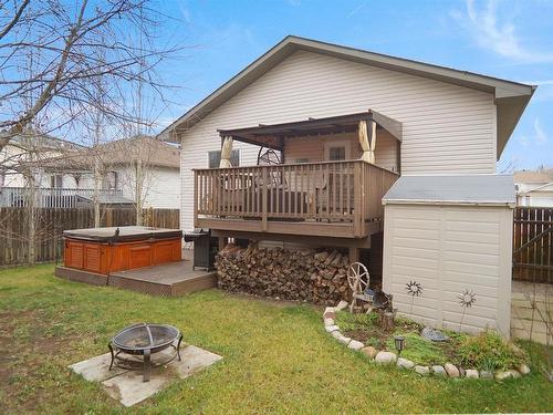 1445 Highwood Boulevard, Devon, AB - Outdoor With Deck Patio Veranda With Exterior