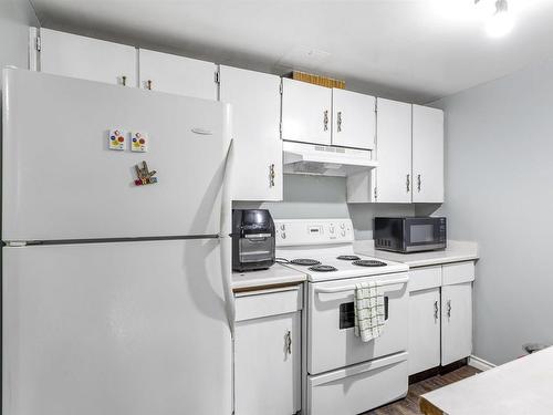 18415 66 Avenue, Edmonton, AB - Indoor Photo Showing Kitchen