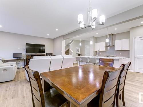 12616 43 Street, Edmonton, AB - Indoor Photo Showing Dining Room