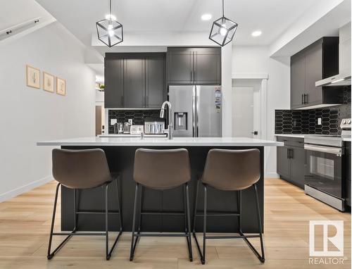 22712 93 Avenue, Edmonton, AB - Indoor Photo Showing Kitchen With Upgraded Kitchen