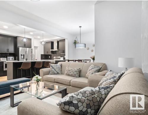 22712 93 Avenue, Edmonton, AB - Indoor Photo Showing Living Room