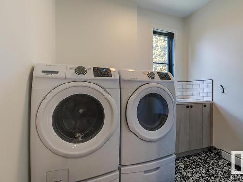 14305 Summit Drive, Edmonton, AB - Indoor Photo Showing Laundry Room