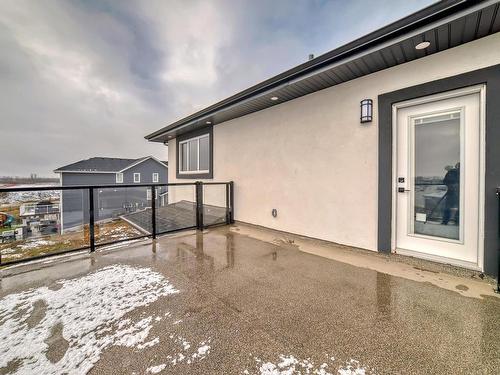 128 Edgewater Circle, Leduc, AB - Outdoor With Balcony With Exterior