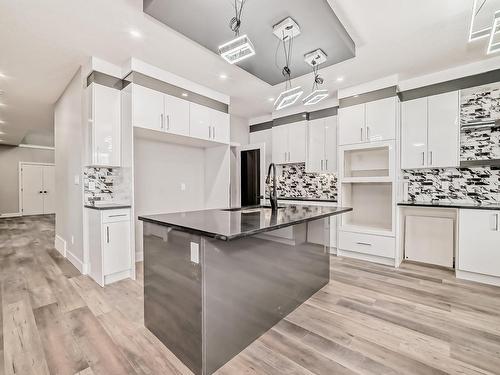 128 Edgewater Circle, Leduc, AB - Indoor Photo Showing Kitchen