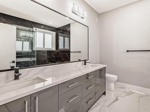 128 Edgewater Circle, Leduc, AB - Indoor Photo Showing Bathroom