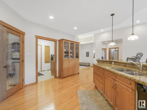 235 161 Avenue, Edmonton, AB - Indoor Photo Showing Kitchen With Double Sink