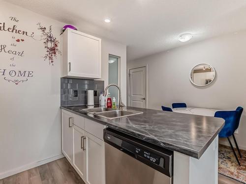 331 390 Windermere Road Nw, Edmonton, AB - Indoor Photo Showing Kitchen With Double Sink