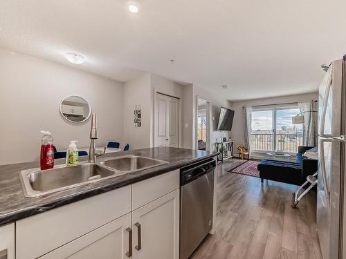 331 390 Windermere Road Nw, Edmonton, AB - Indoor Photo Showing Kitchen With Double Sink