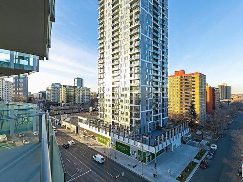 801 11969 Jasper Avenue, Edmonton, AB - Outdoor With Balcony With Facade