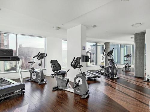 801 11969 Jasper Avenue, Edmonton, AB - Indoor Photo Showing Gym Room