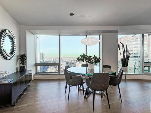 801 11969 Jasper Avenue, Edmonton, AB - Indoor Photo Showing Dining Room