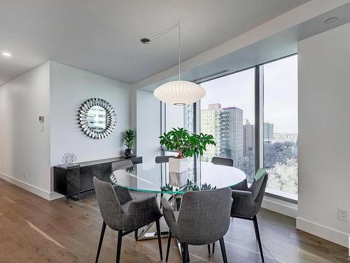 801 11969 Jasper Avenue, Edmonton, AB - Indoor Photo Showing Dining Room