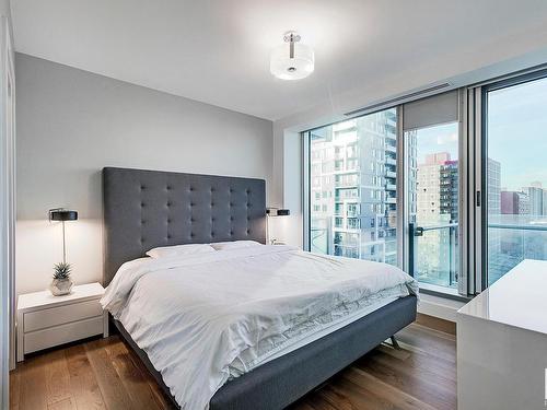 801 11969 Jasper Avenue, Edmonton, AB - Indoor Photo Showing Bedroom