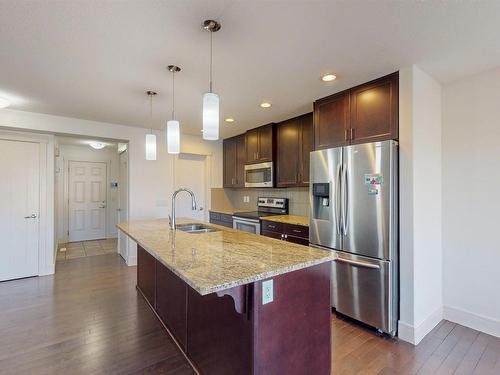 608 41 Ave, Edmonton, AB - Indoor Photo Showing Kitchen With Stainless Steel Kitchen With Double Sink With Upgraded Kitchen