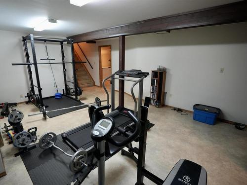 105, 58114 Rr 83, Rural St. Paul County, AB - Indoor Photo Showing Gym Room