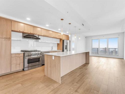 2401 9720 106 Street, Edmonton, AB - Indoor Photo Showing Kitchen With Upgraded Kitchen